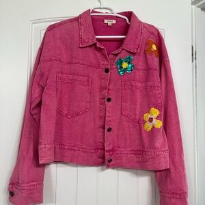 Colorful Embroidered Women's Jacket